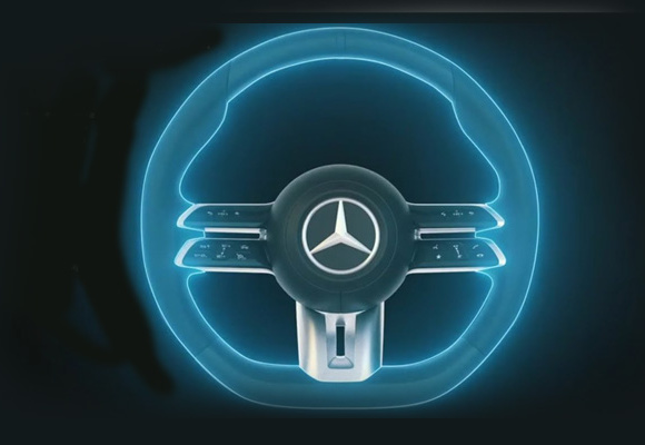 فرمان جدید مرسدس با حسگر تشخیص دست روی فرمان