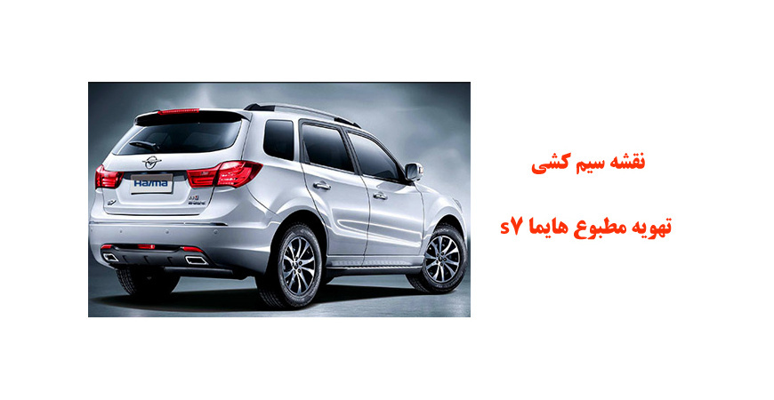 نقشه سیم کشی تهویه مطبوع هایما s7