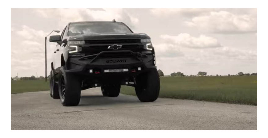 غرش شورولت سیلورادو ۶ چرخ هنسی