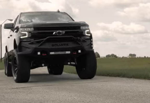 غرش شورولت سیلورادو ۶ چرخ هنسی