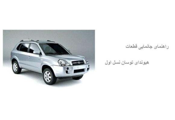 راهنمای جانمایی قطعات هیوندای توسان نسل اول