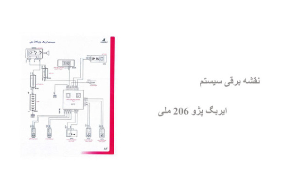 نقشه برقی سیستم ایربگ پژو 206 ملی