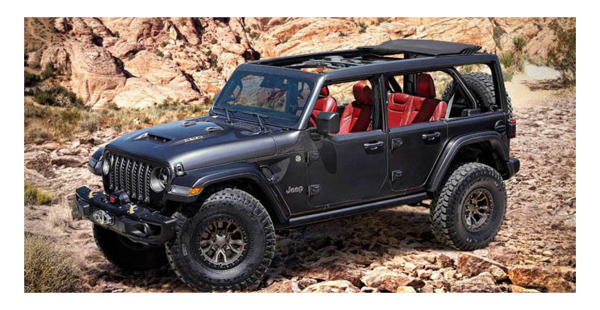 خط‌ونشان جیپ برای فورد برانکو با معرفی رانگلر هشت سیلندر ۴۵۰ اسبی