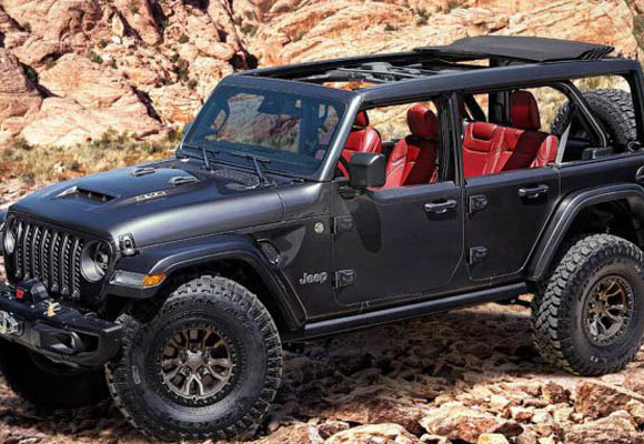 خط‌ونشان جیپ برای فورد برانکو با معرفی رانگلر هشت سیلندر ۴۵۰ اسبی