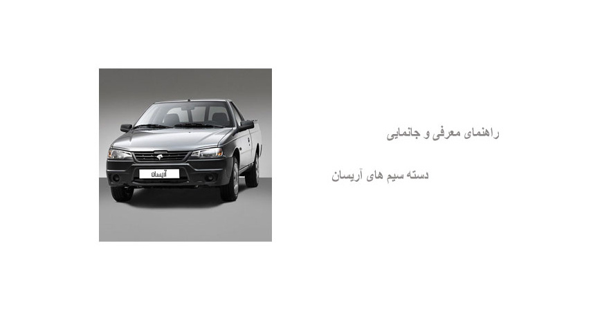 راهنمای معرفی و جانمایی دسته سیم های آریسان