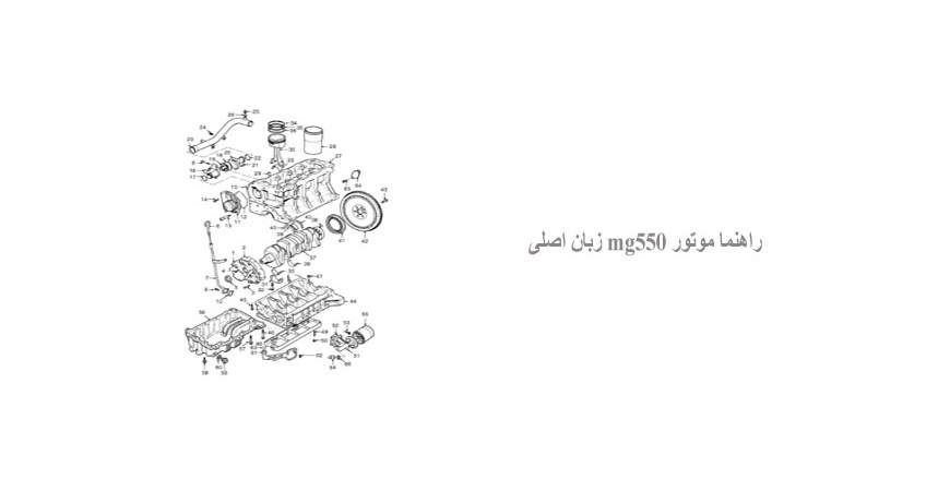 راهنما موتور mg550 زبان اصلی
