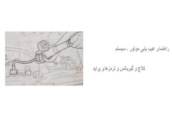  راهنمای عیب یابی موتور ، سیستم کلاچ و گیربکس و ترمزهای پراید