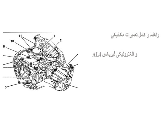 راهنمای کامل تعمیرات مکانیکی و الکترونیکی گیربکس AL4