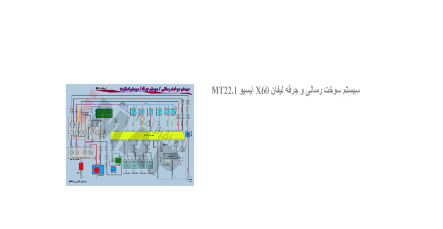  سیستم سوخت رسانی و جرقه لیفان X60 ایسیو MT22.1