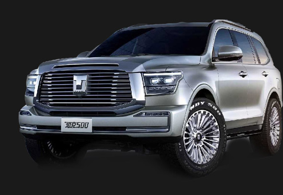 تانک 500 شاسی بلند چینی برای رقابت با تویوتا لندکروزر