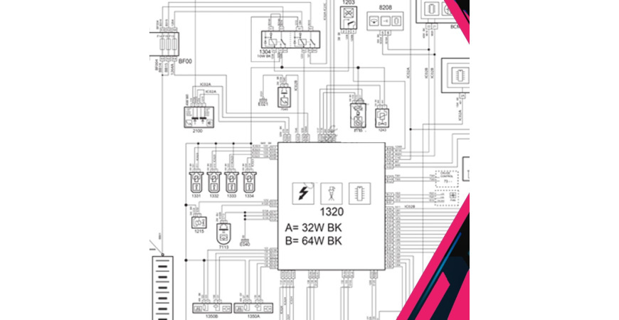 نقشه سیستم سوخت رسانی دنا - بوش SMS