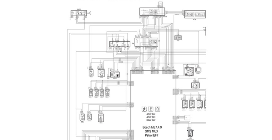 نقشه سیم کشی دنا با ایسیو زیمنس