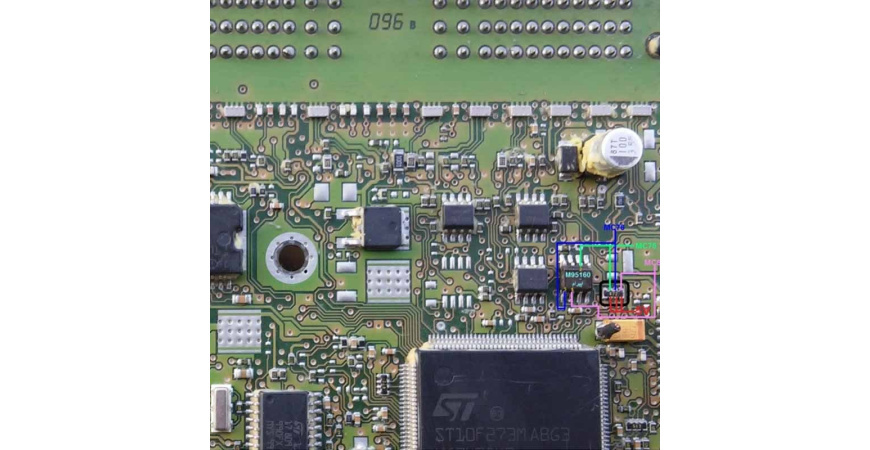 راهنمای تعمیر ECU J34 قسمت میکرو و ایپرام