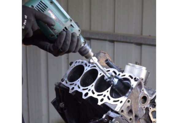 نحوه استفاده از ابزار پرداخت و پولیش داخل سیلندر