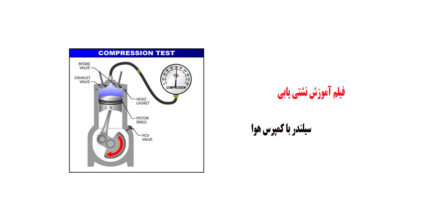 فیلم آموزش نشتی یابی سیلندر با کمپرس هوا