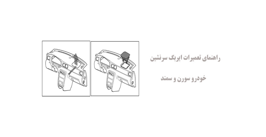 راهنمای تعمیرات ایربگ سرنشین خودرو سورن و سمند