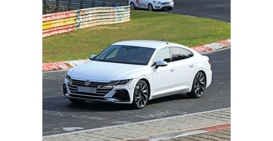 رؤیت فولکس‌واگن آرتئون R بدون پوشش در نوربرگ‌رینگ