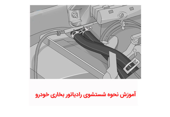 آموزش نحوه شستشوی رادیاتور بخاری خودرو