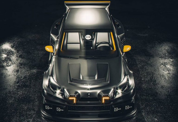 رندری فوق‌العاده از رنو 5 توربوی مدرن شده